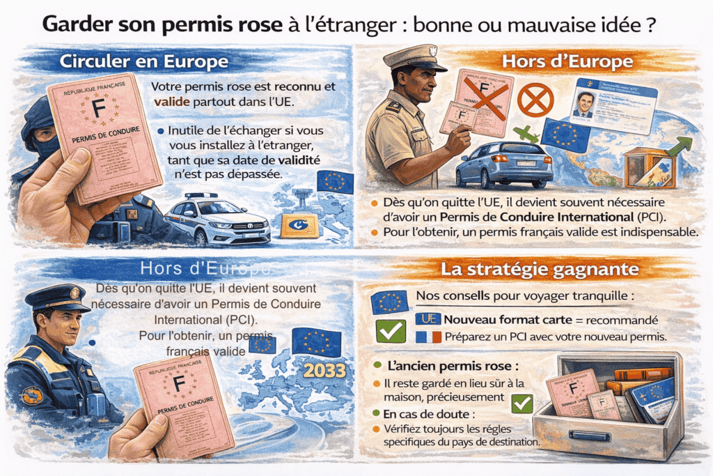 permis à l'etranger