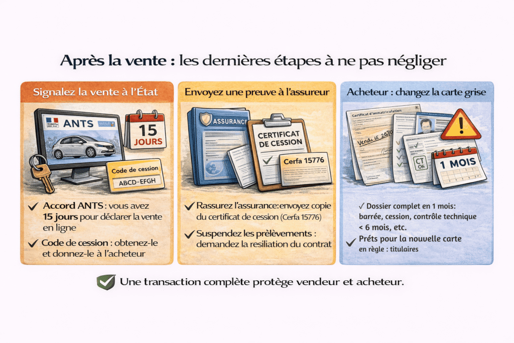 après la vente