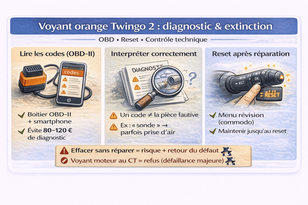 voyant orange