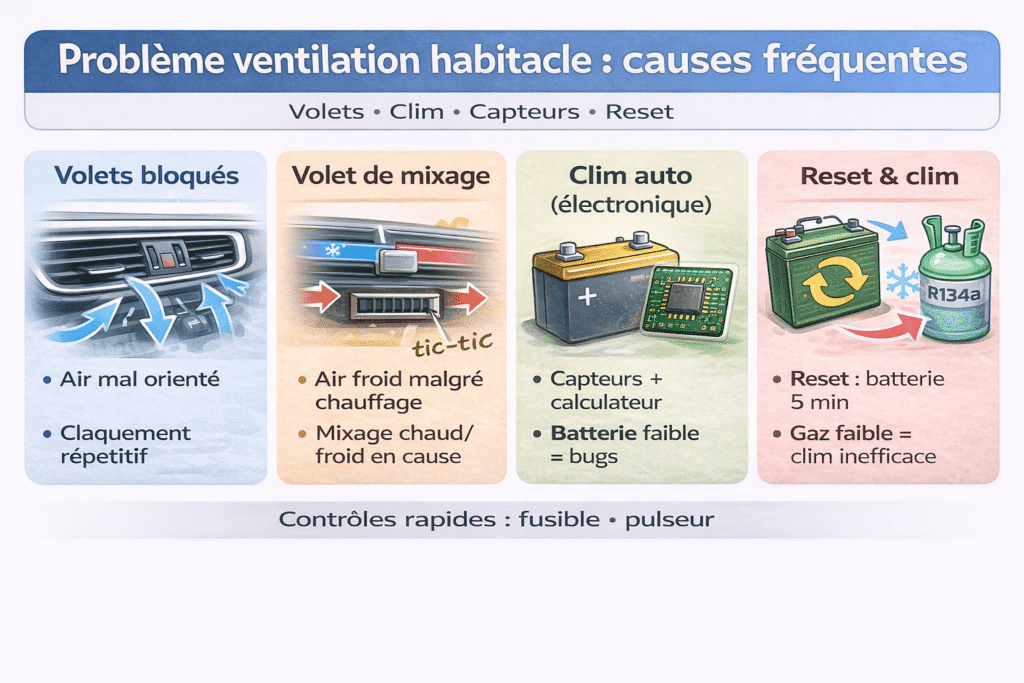 ventilation habitacle