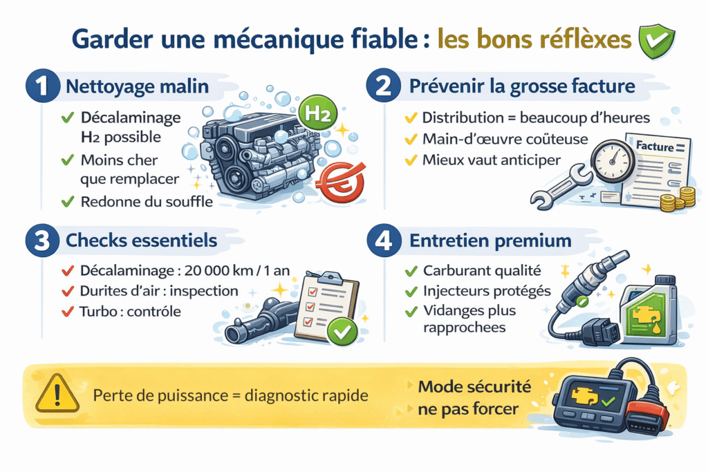 garder une mecanique fiable
