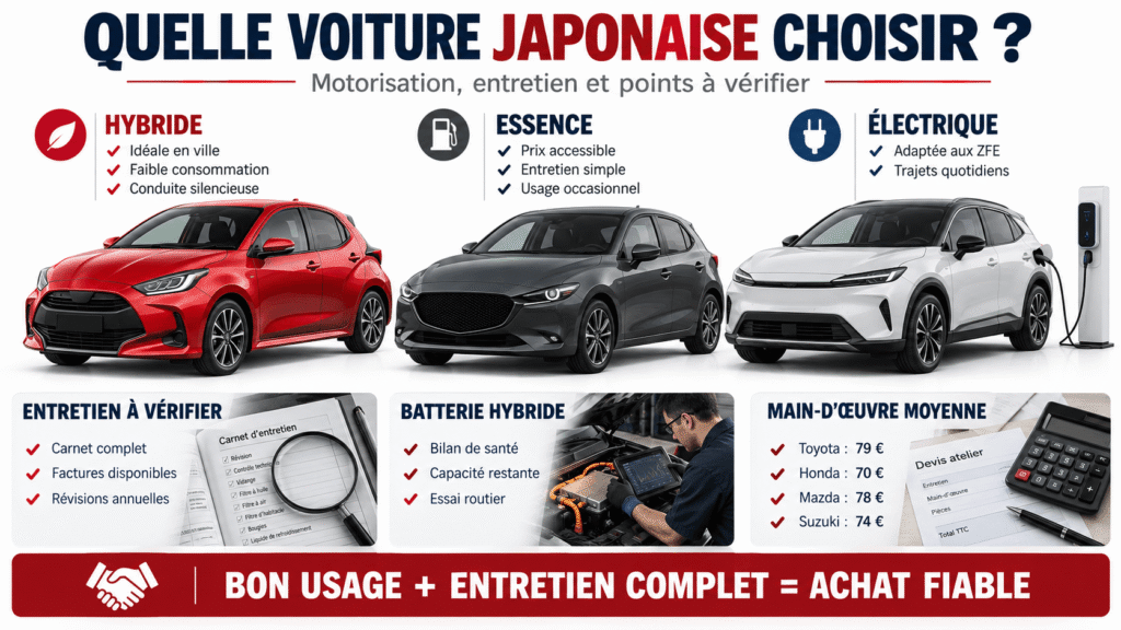 quelle voiture japonaise choisir ?