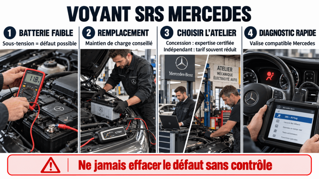 voyant srs mercedes